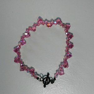 Light Pink Crystal Bracelet